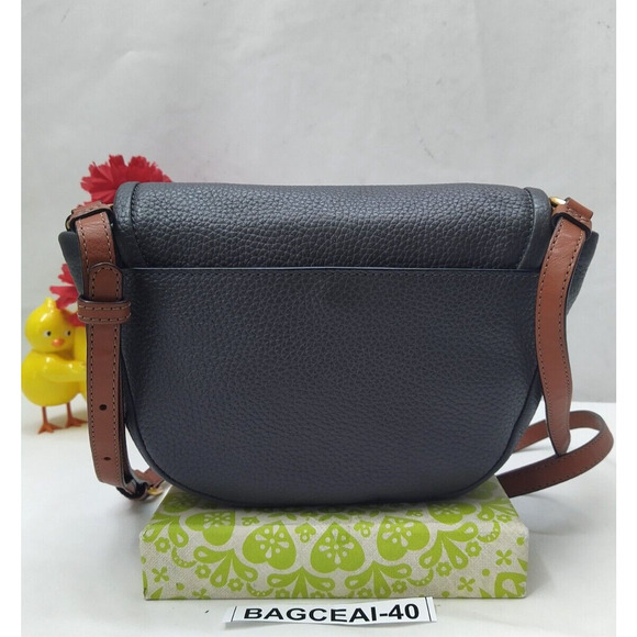 Marc By Marc Jacobs Gray Pebbled Leather Flap Closure Crossbody Bag - Picture 2 of 14